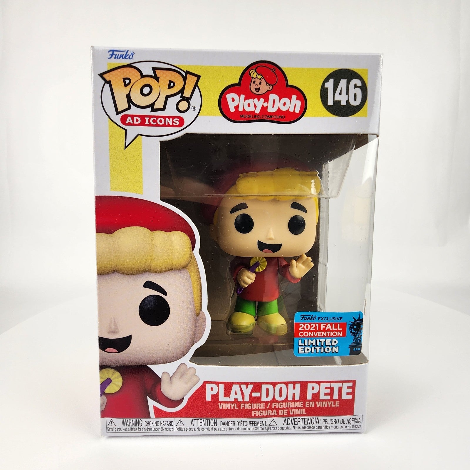 Funko Pop Ad Icons Play-Doh Pete #146 2021 Fall Convention LE