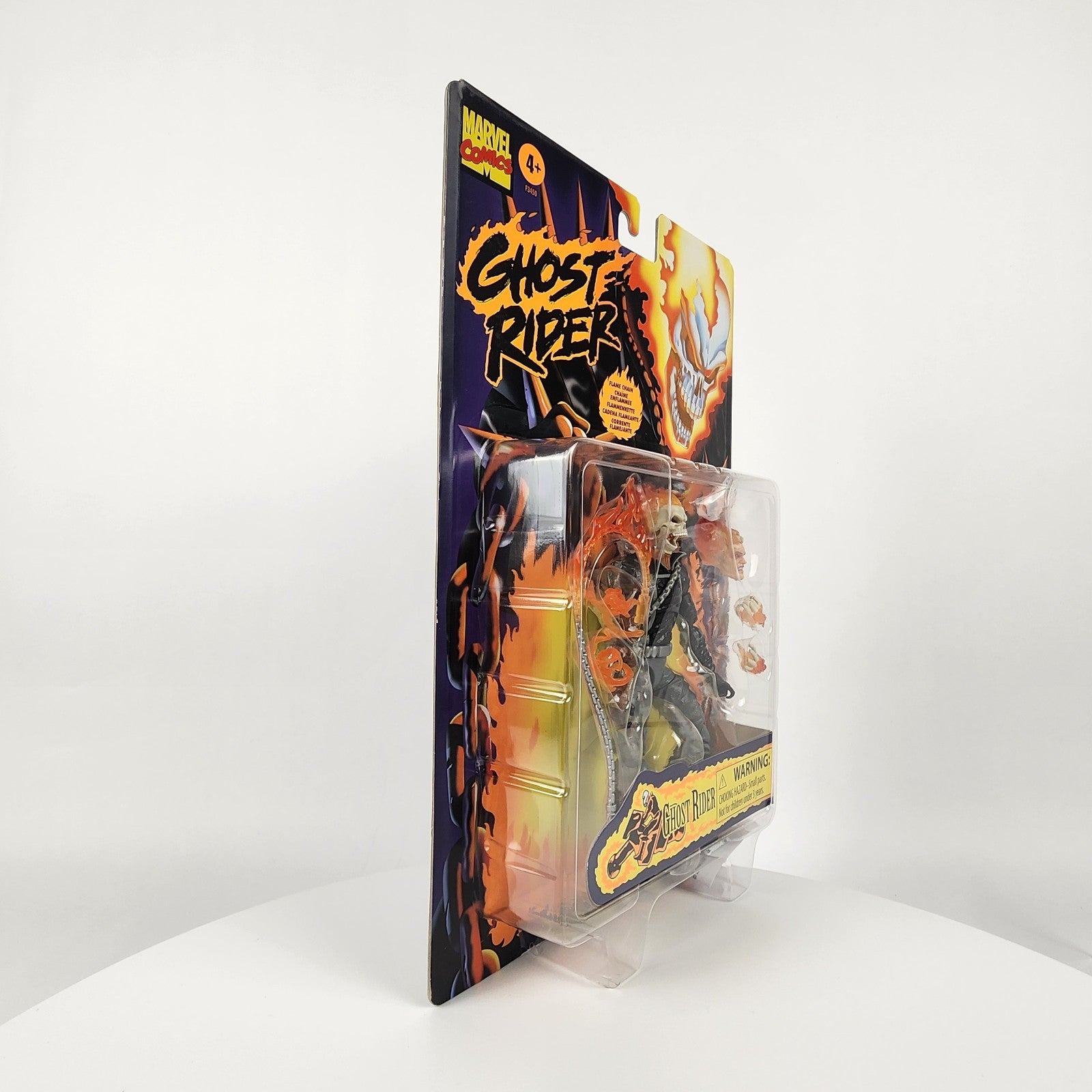 Hasbro Marvel Legends Ghost Rider Retro Card 6" Figure F3450 Flame Chain New