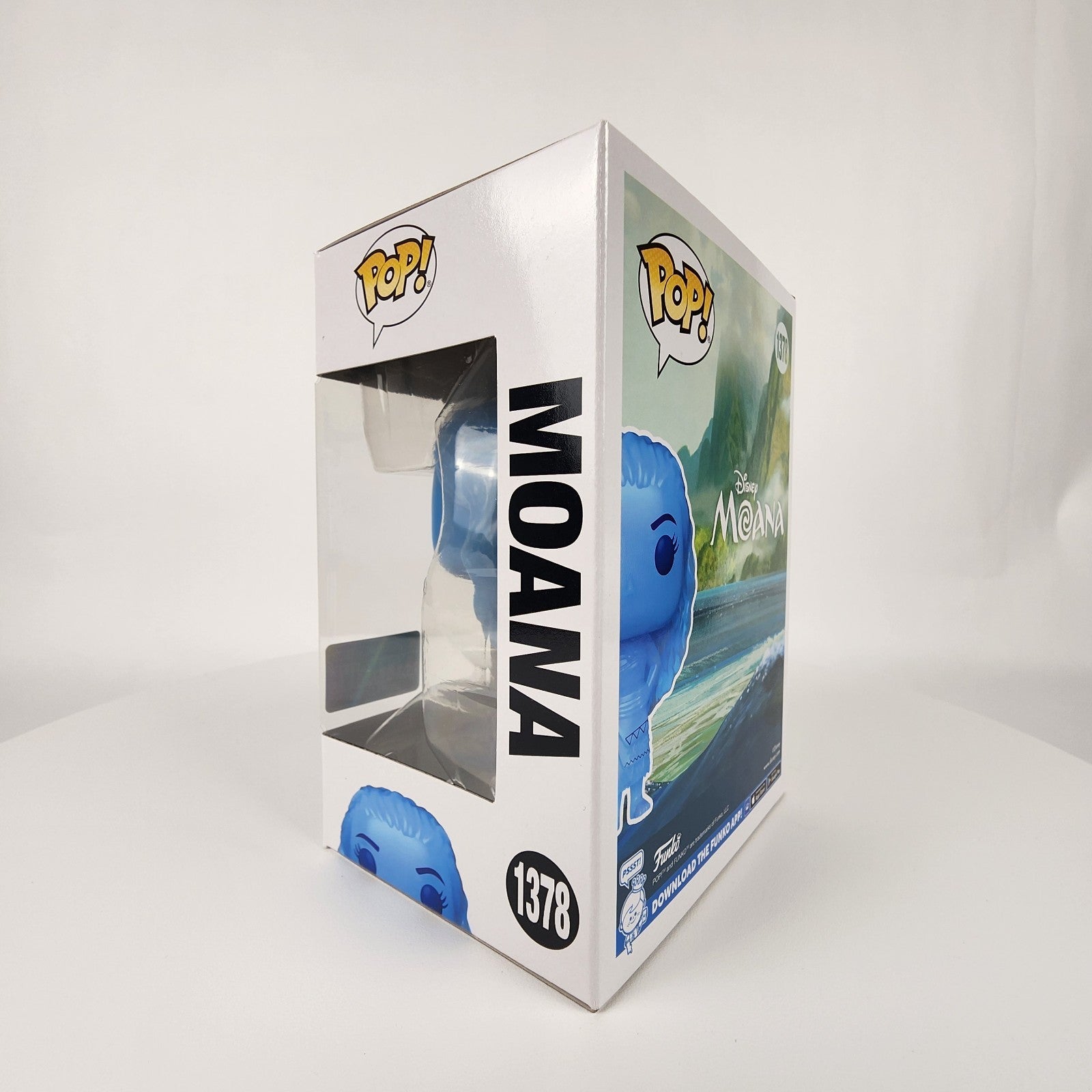 Funko Pop! Disney Moana #1378 Moana (Translucent Blue) EE Exclusive New