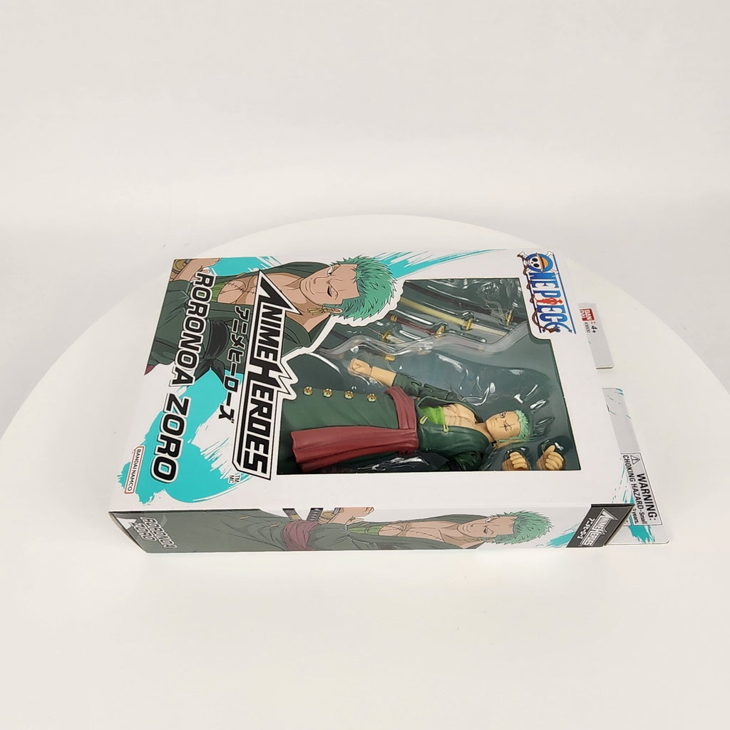 Bandai Anime Heroes One Piece Roronoa Zoro Three Sword Style 6.5" Figure