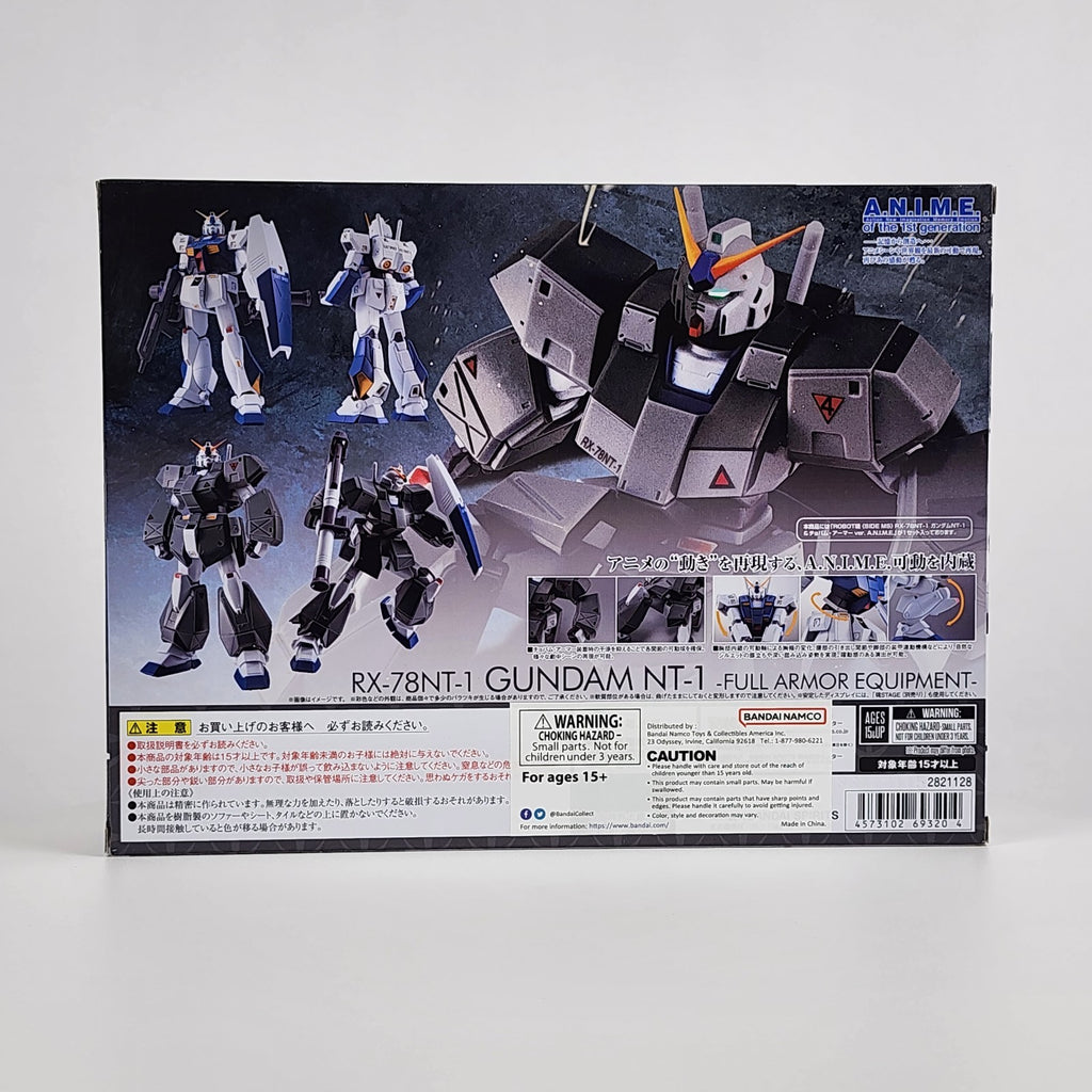 Bandai Robot Spirits RX-78NT-1FA Gundam NT-1 Full Armor Ver A.N.I.M.E. Figure