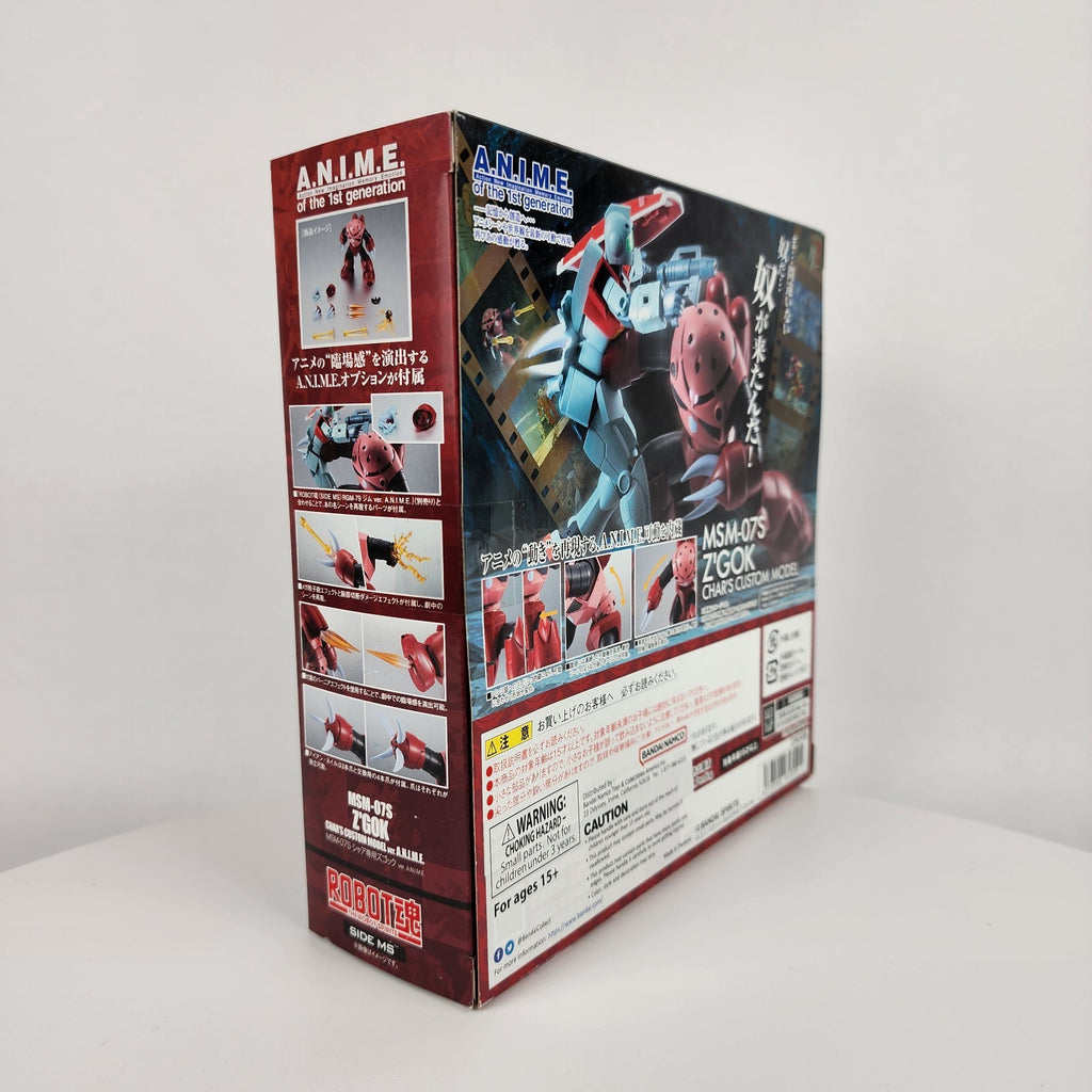 Bandai Robot Spirits MSM-07S Z'Gok Char’s Custom Ver. A.N.I.M.E. Gundam