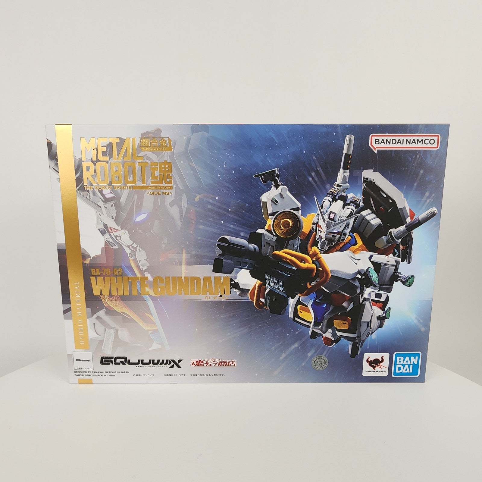 Tamashii Nations Metal Robot Spirits RX-78-02 White Gundam GQuuuuuuX
