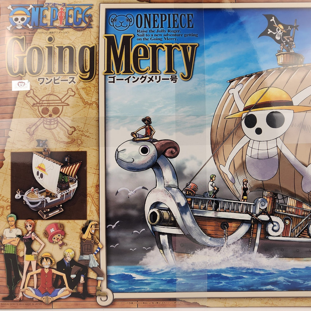 Bandai One Piece Going Merry 11-Inch Plastic Model Ship Kit New Sealed Japan