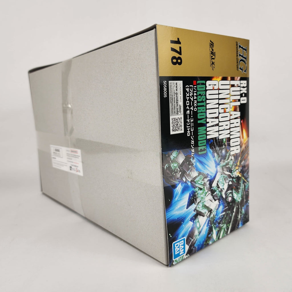 Bandai HGUC 1/144 RX-0 Full Armor Unicorn Gundam Destroy Mode Model Kit New