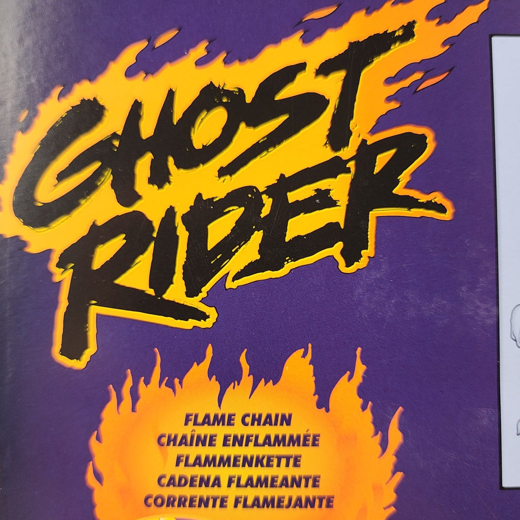 Hasbro Marvel Legends Ghost Rider Retro Card 6" Figure F3450 Flame Chain New