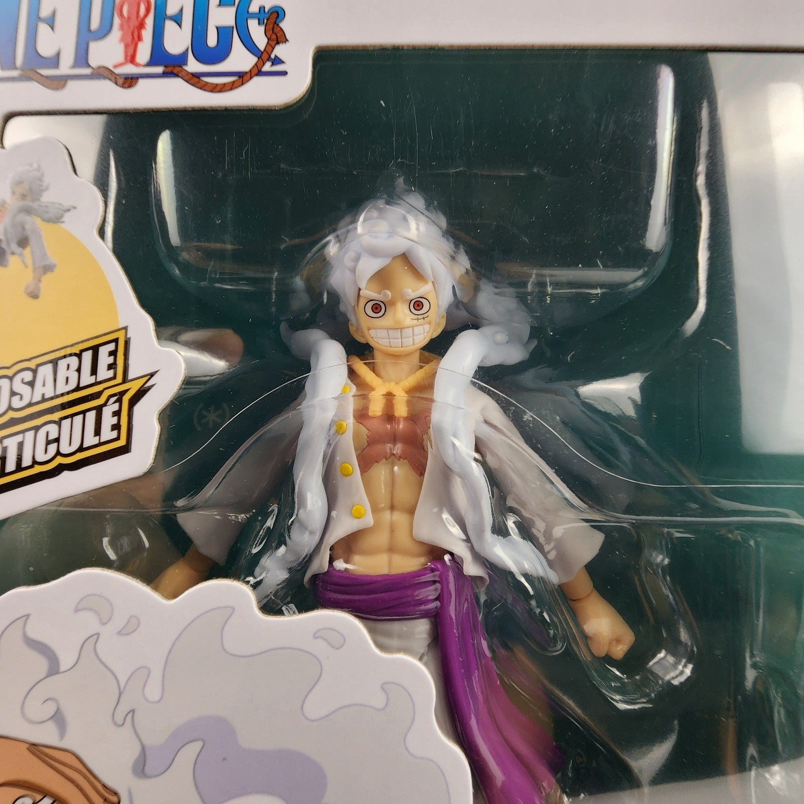 One Piece Monkey D. Luffy Gear 5 Anime Heroes Action Figure Bandai