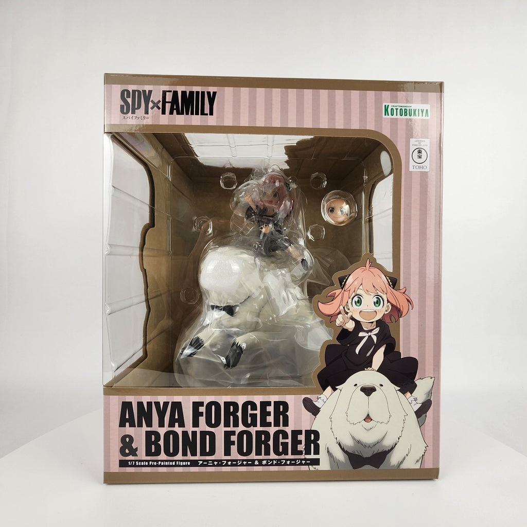 Kotobukiya SPY x FAMILY Anya & Bond Forger ARTFX J Statue Bonus Face Part NEW