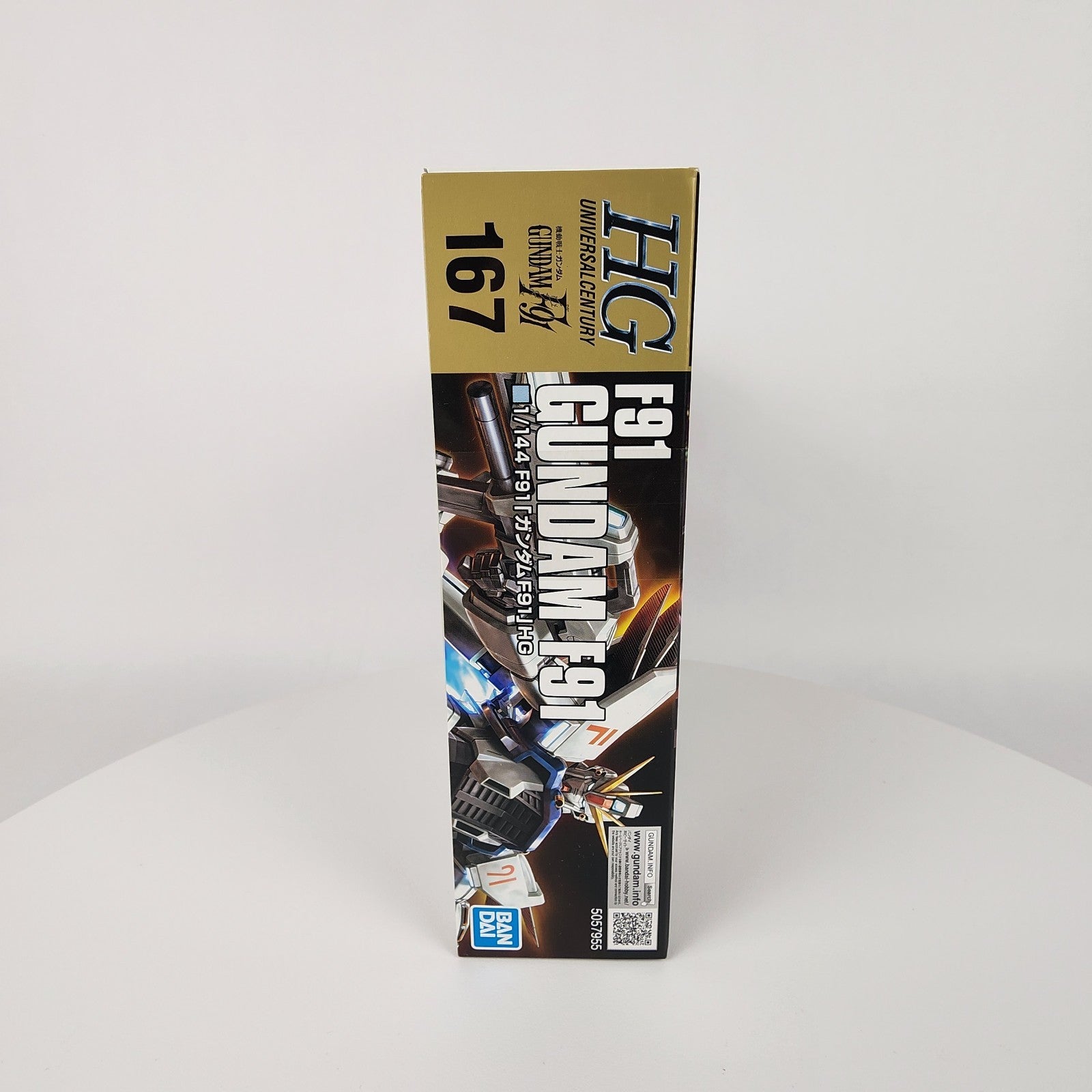 Bandai HGUC 167 Gundam F91 1/144 Model Kit Mobile Suit Gundam F91 New