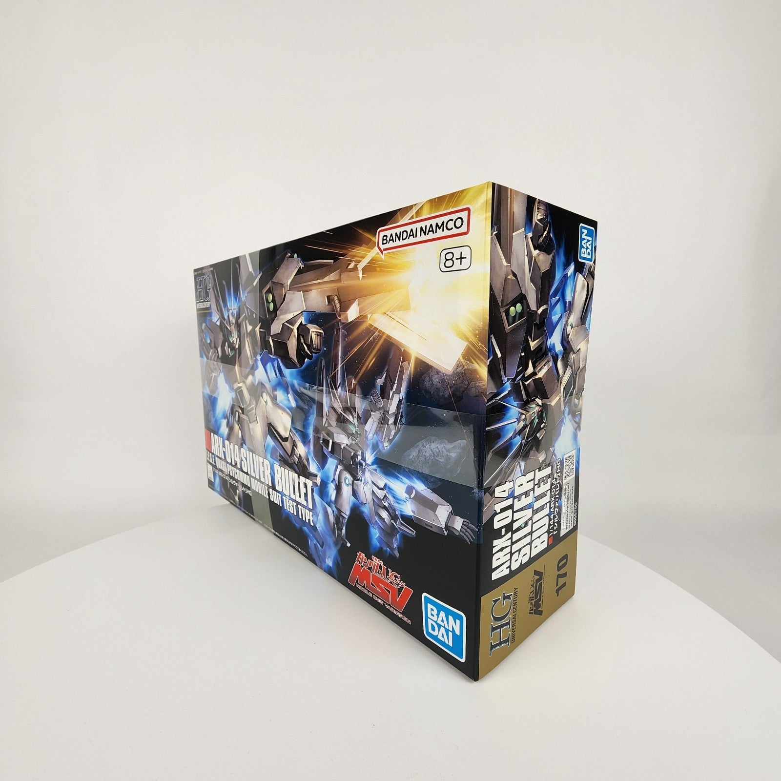 Bandai HGUC 1/144 ARX-014 Silver Bullet Gundam Unicorn Model Kit New
