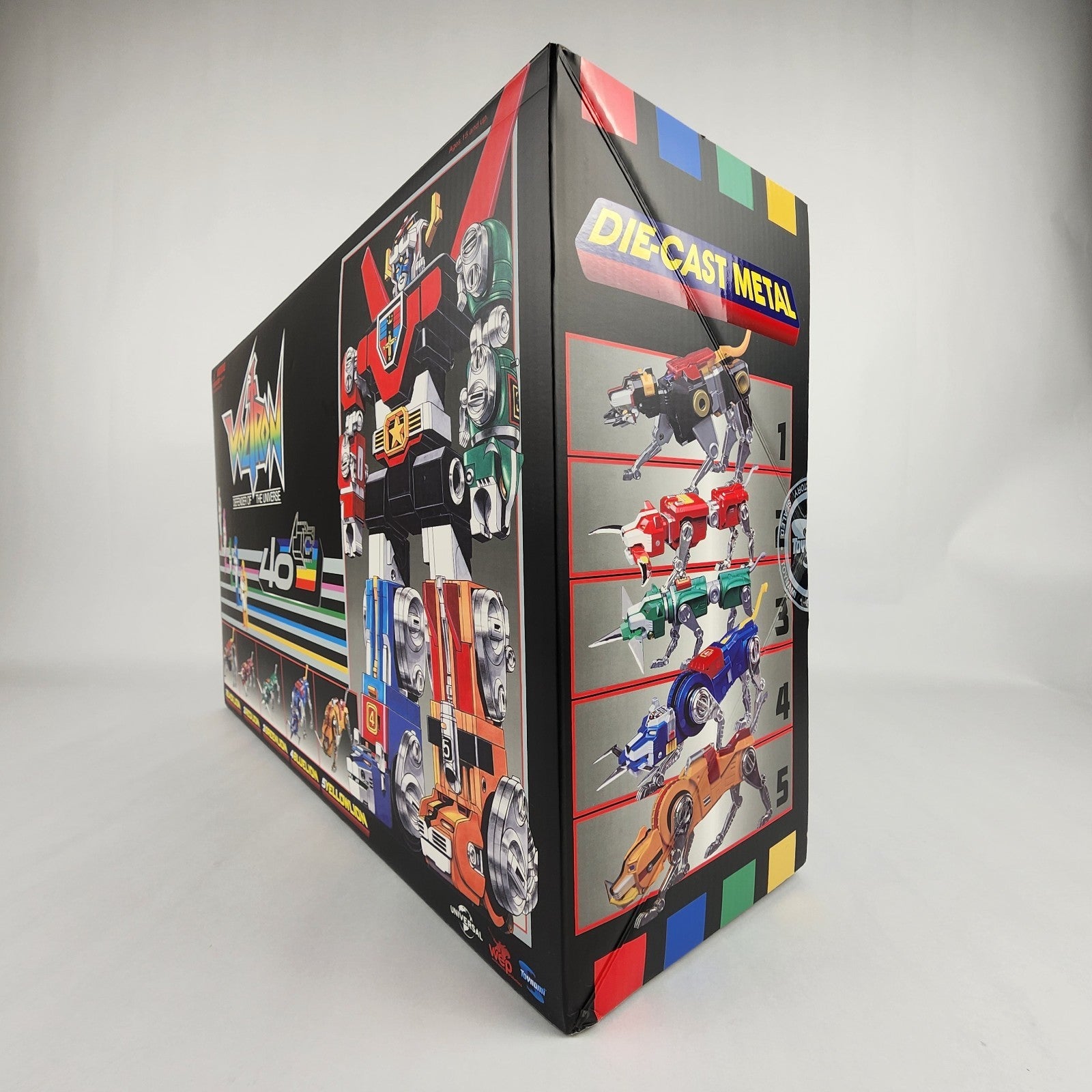 Voltron 40th Anniversary Collector's Set Die-Cast Light-Up Sound Base NEW
