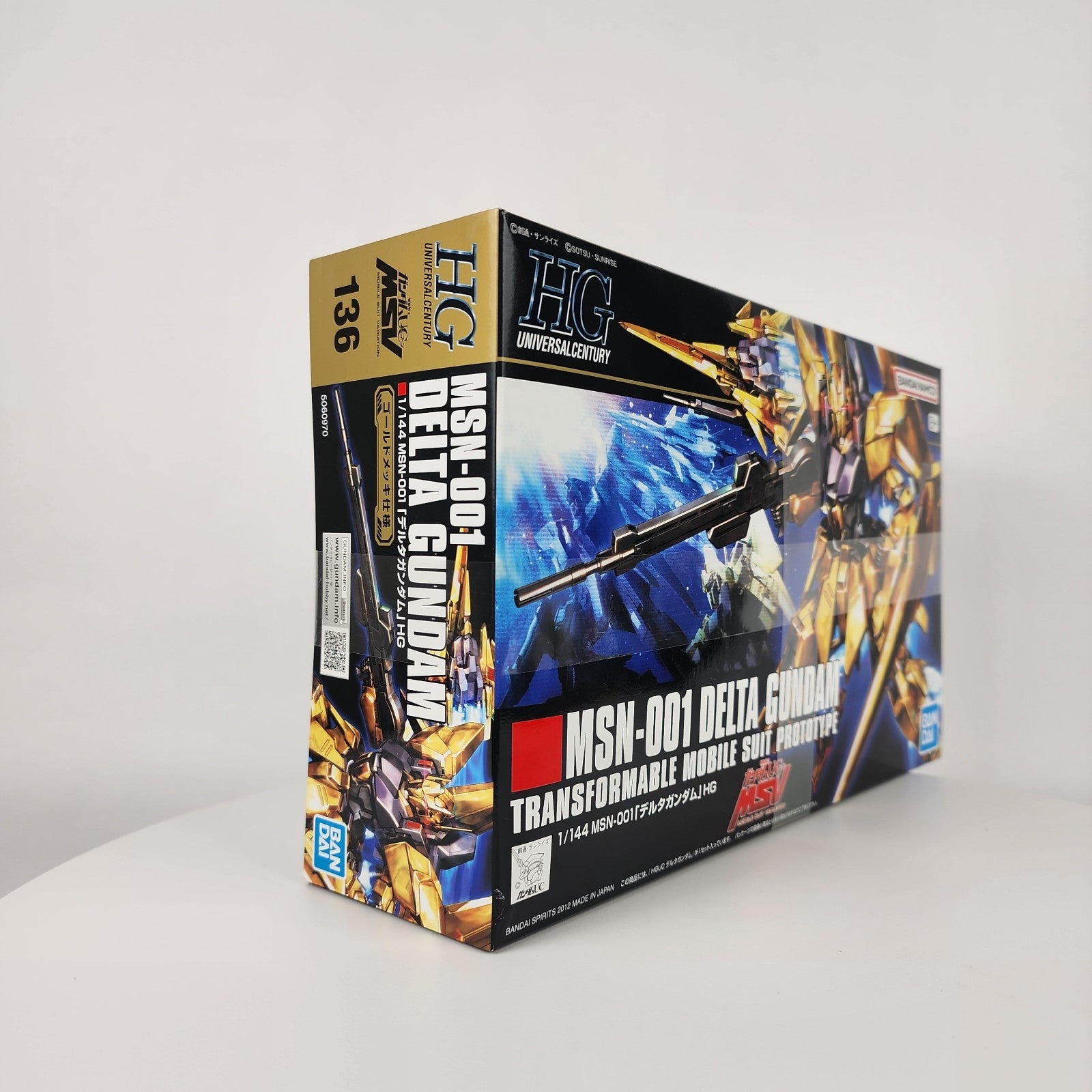Bandai HGUC 1/144 MSN-001 Delta Gundam UC MSV Model Kit New Sealed