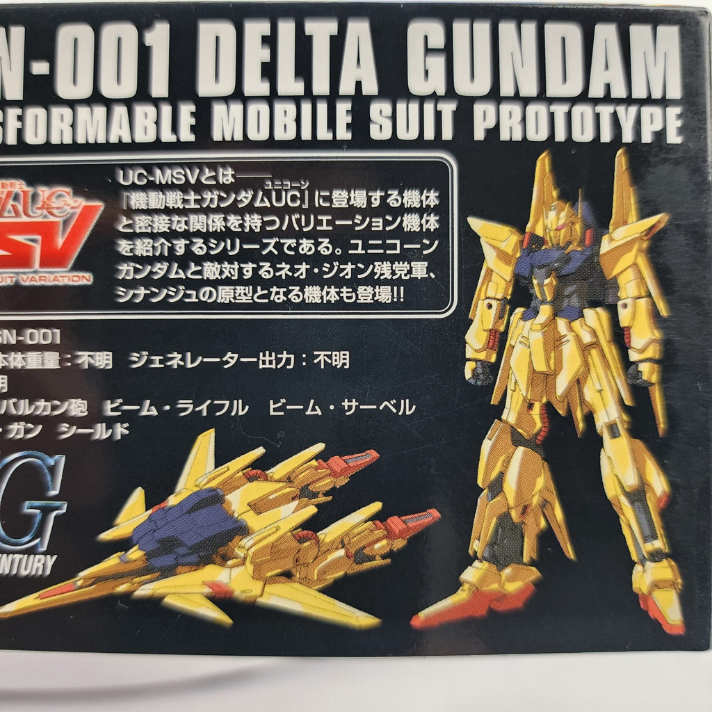 Bandai HGUC 1/144 MSN-001 Delta Gundam UC MSV Model Kit New Sealed