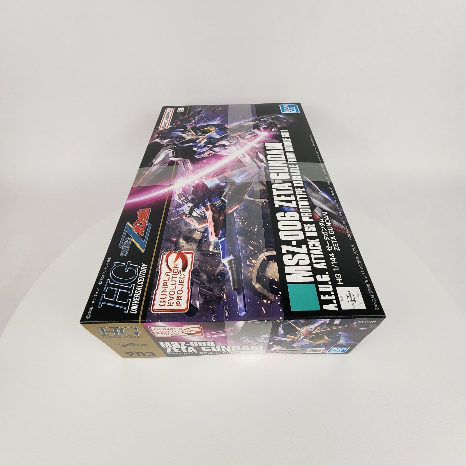 Bandai HGUC #203 MSZ-006 Zeta Gundam 1/144 Model Kit New Sealed