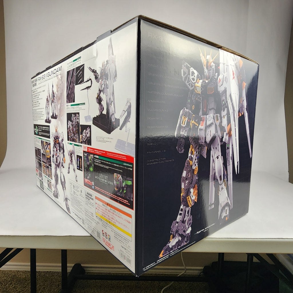 Bandai PG Unleashed RX-93 Nu Gundam 1/60 Mobile Suit Char's Counterattack New