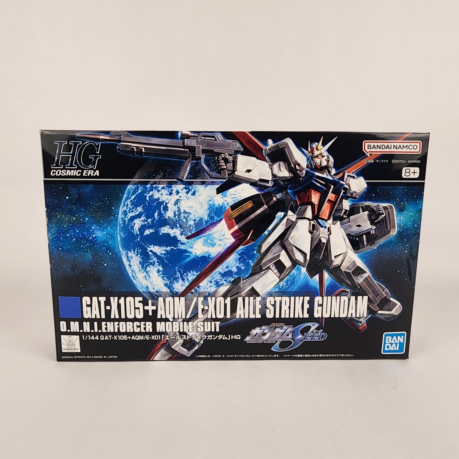 Bandai HGCE Aile Strike Gundam 1/144 Model Kit Gundam SEED GAT-X105 New