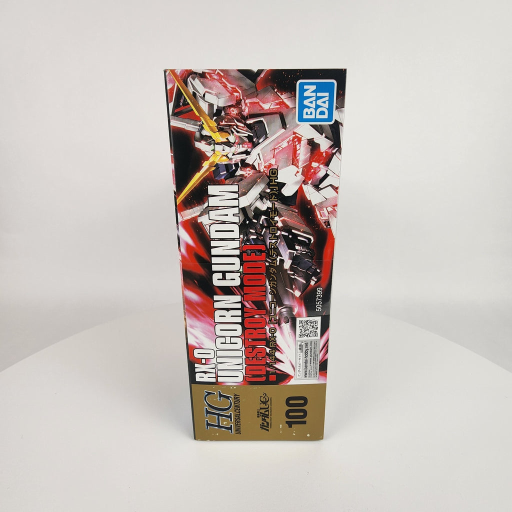 Bandai HGUC RX-0 Unicorn Gundam Destroy Mode 1/144 Model Kit HG #100