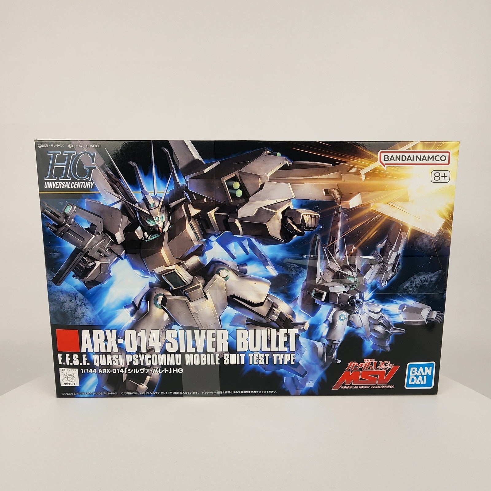 Bandai HGUC 1/144 ARX-014 Silver Bullet Gundam Unicorn Model Kit New