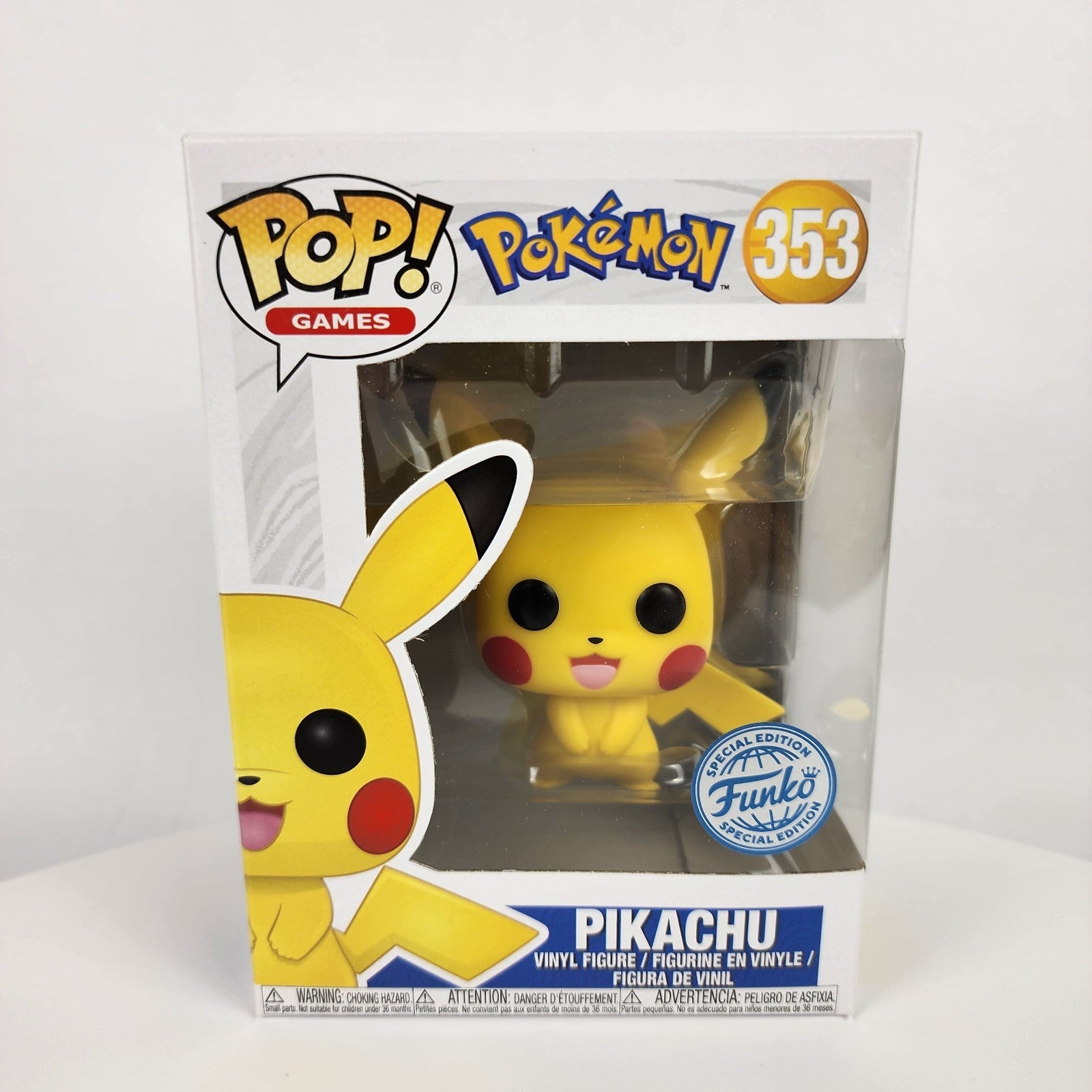 Funko Pop Games Pokémon Pikachu #353 Special Edition Vinyl Figure New