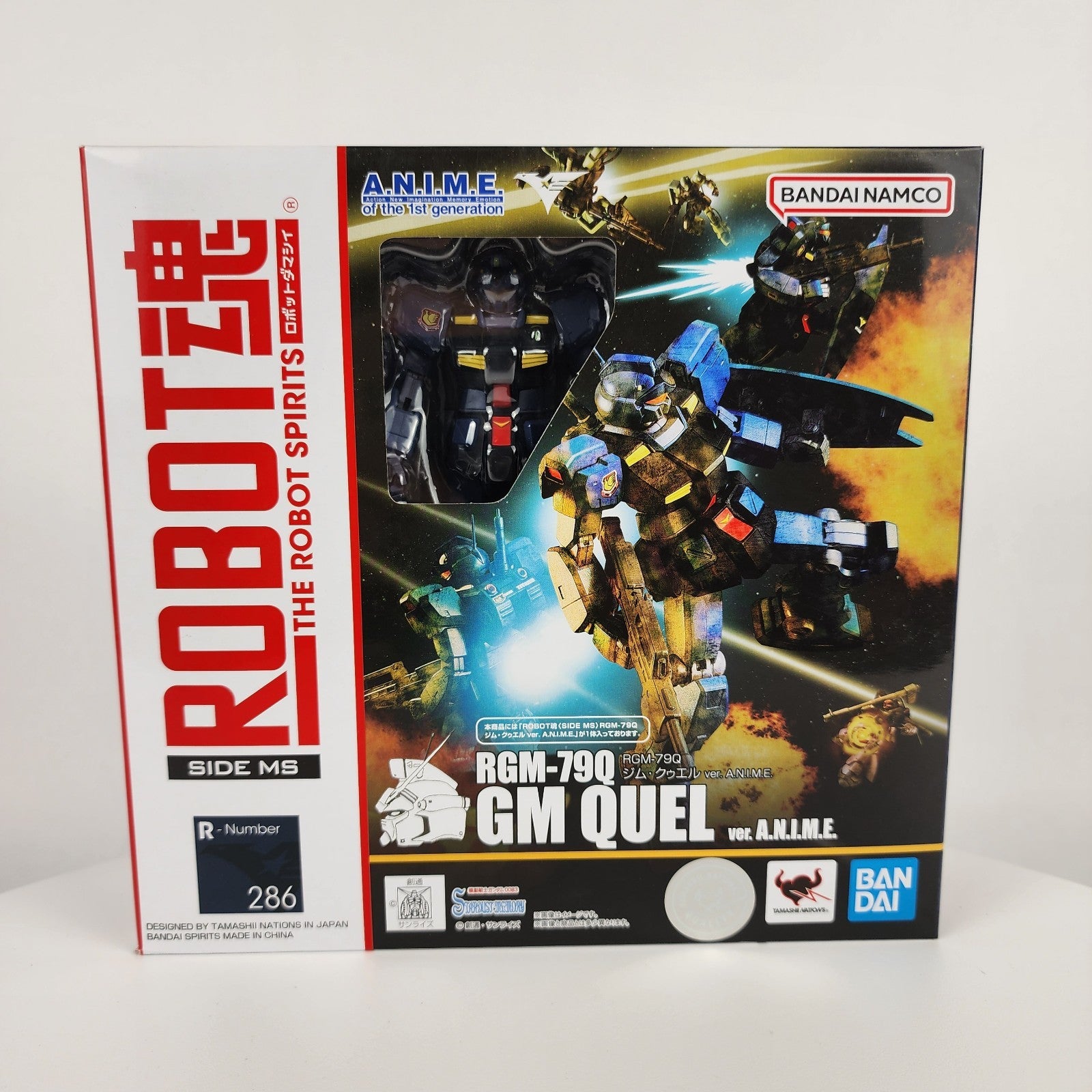 Bandai Robot Spirits RGM-79Q GM Quel Ver. A.N.I.M.E. Gundam 0083 Figure