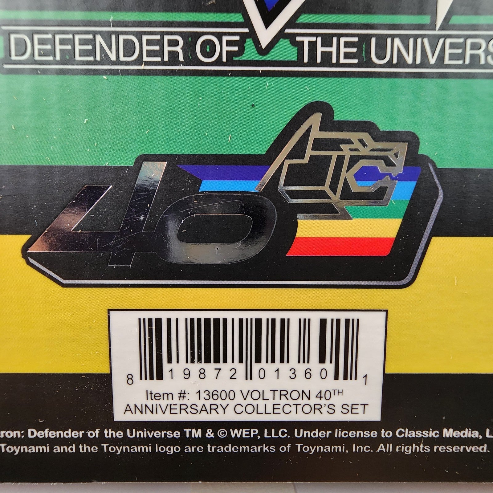 Voltron 40th Anniversary Collector's Set Die-Cast Light-Up Sound Base NEW