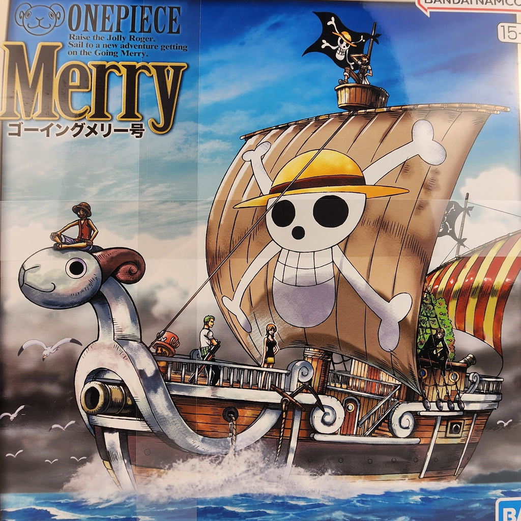 Bandai One Piece Going Merry 11-Inch Plastic Model Ship Kit New Sealed Japan