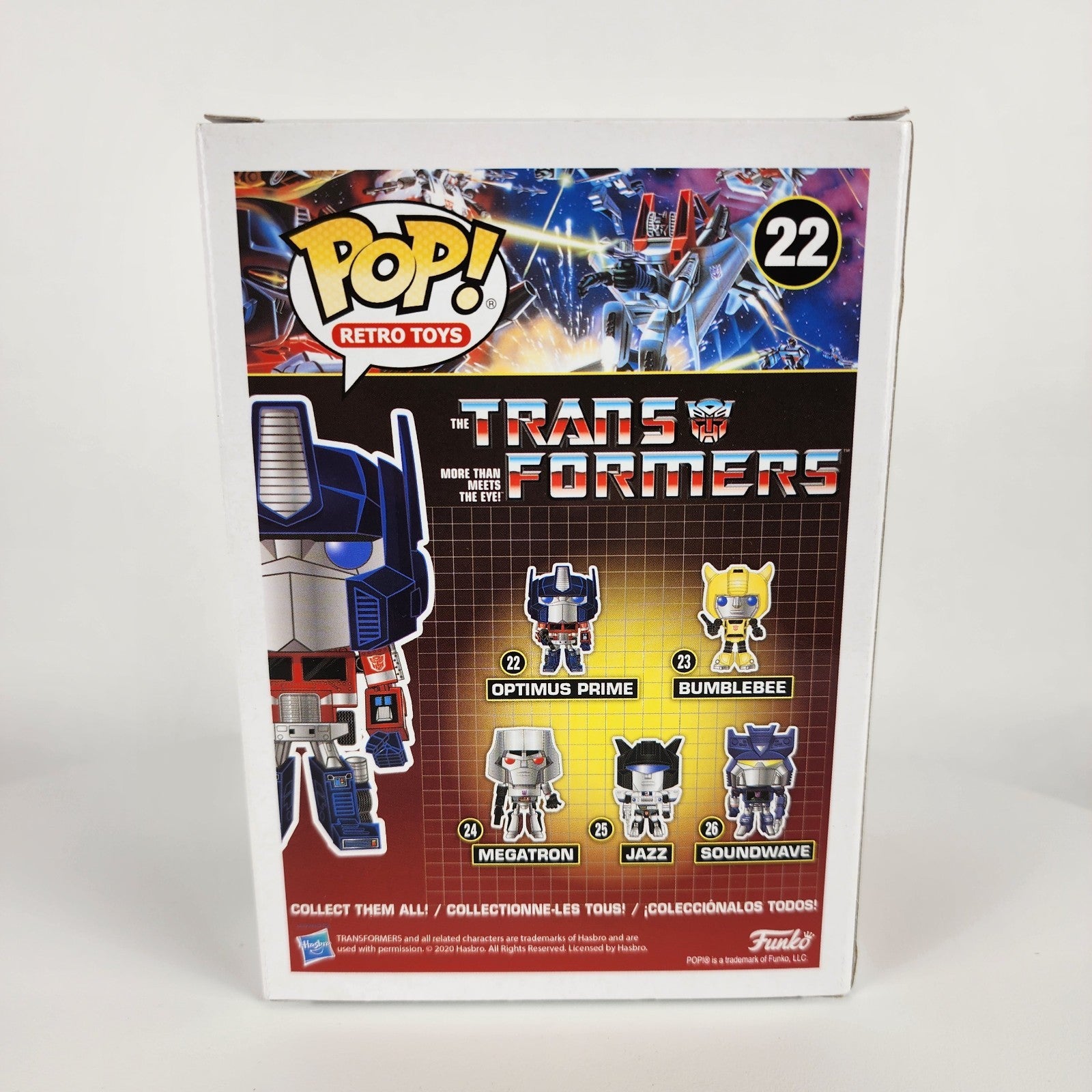 Funko Pop Retro Toys Transformers Optimus Prime #22 Vinyl Figure New Boxed