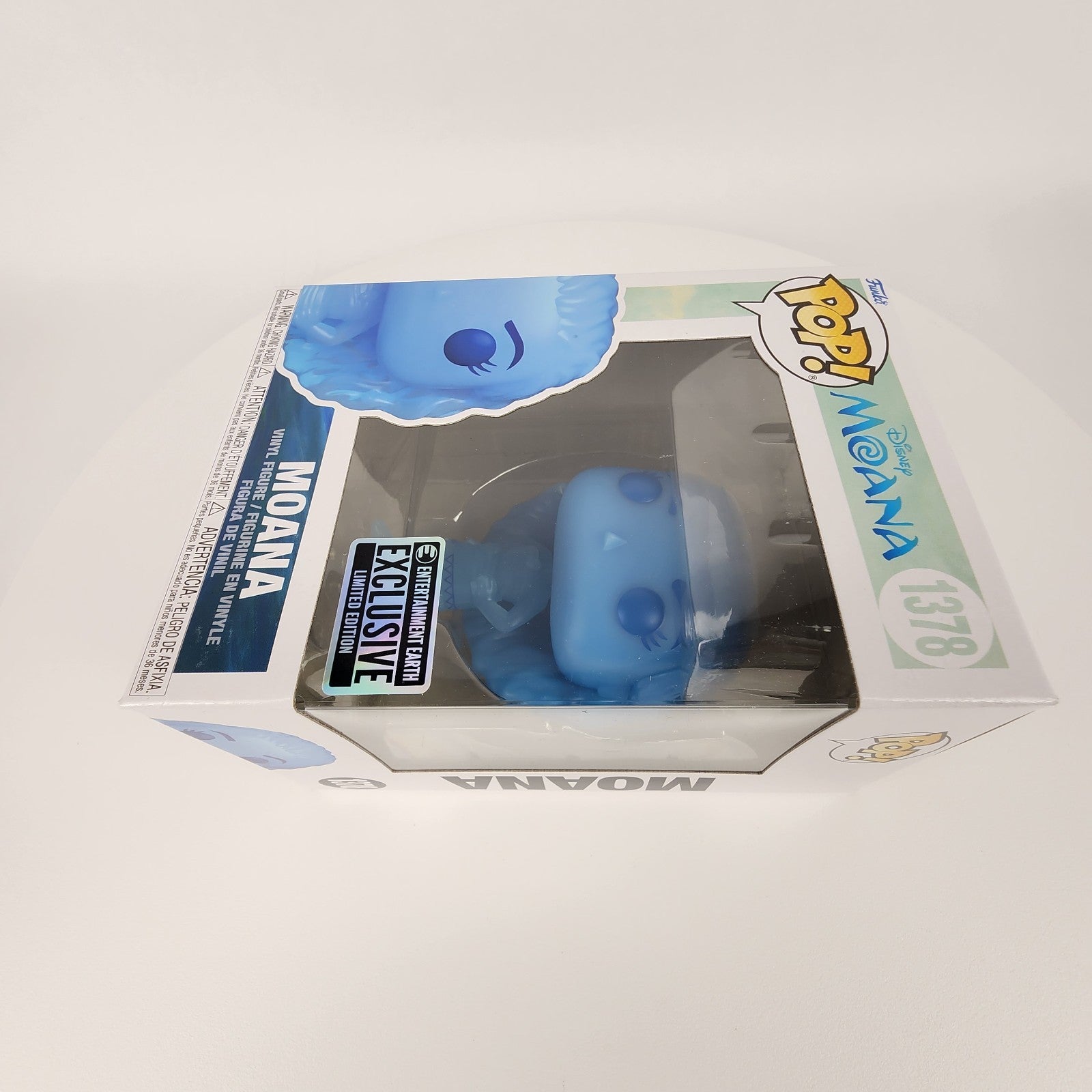 Funko Pop! Disney Moana #1378 Moana (Translucent Blue) EE Exclusive New