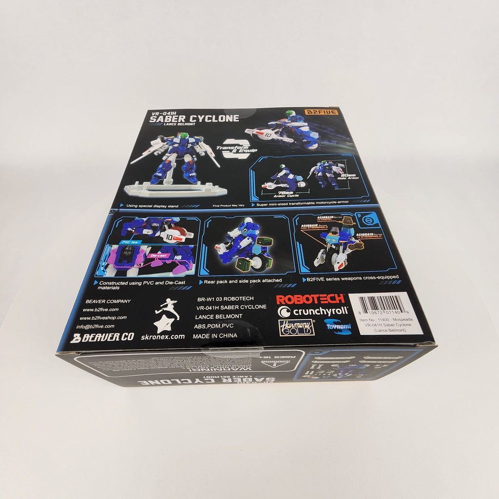 B2Five Robotech VR-041H Saber Cyclone Lance Belmont 1/28 Scale Figure New Sealed
