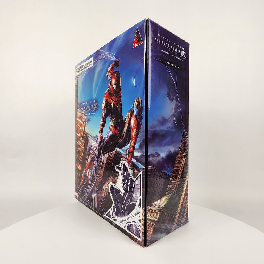 Square Enix Play Arts Kai Spider-Man Limited Color (Black Suit) Figure