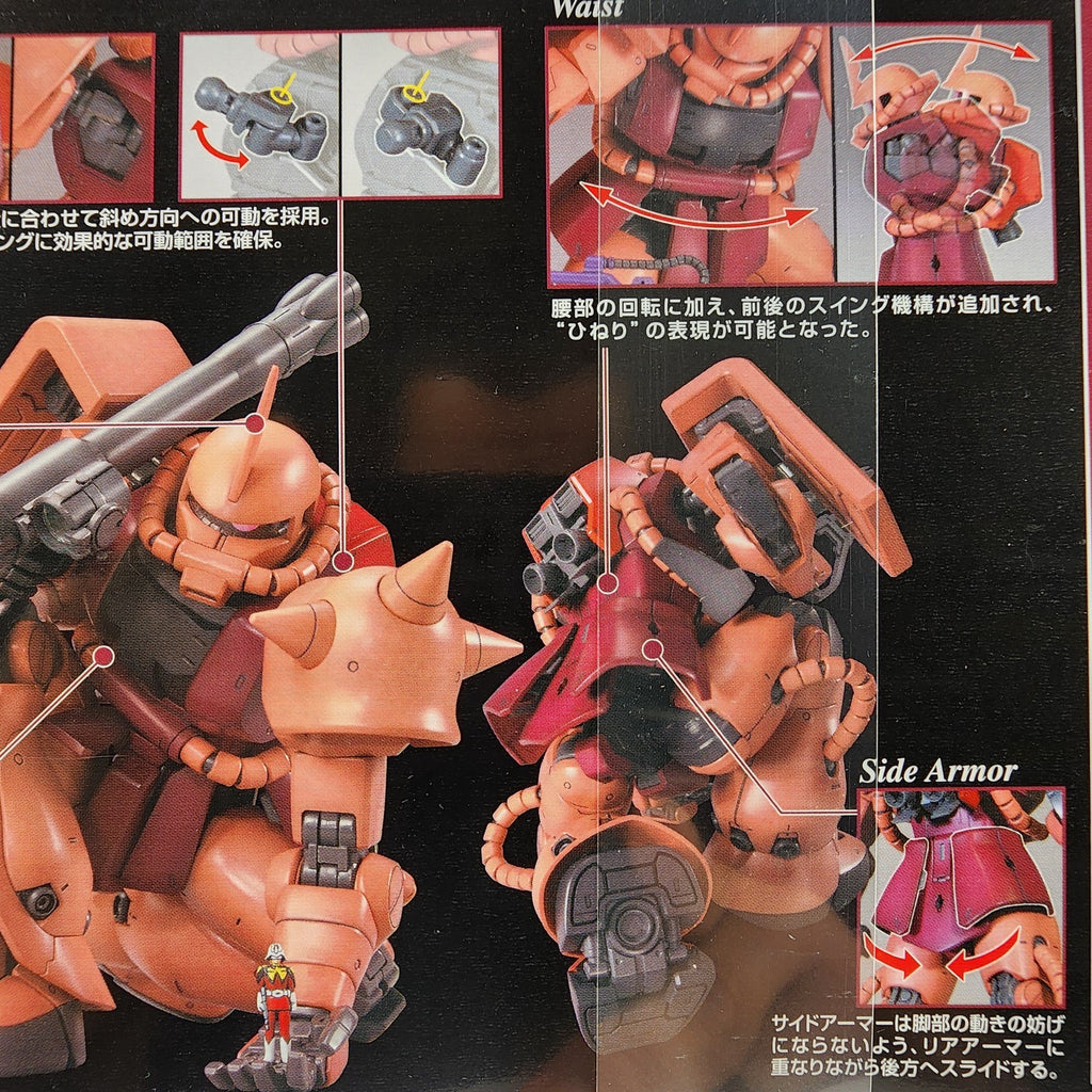 Bandai MG MS-06S Char’s Zaku II Ver. 2.0 1/100 Model Kit Gundam New