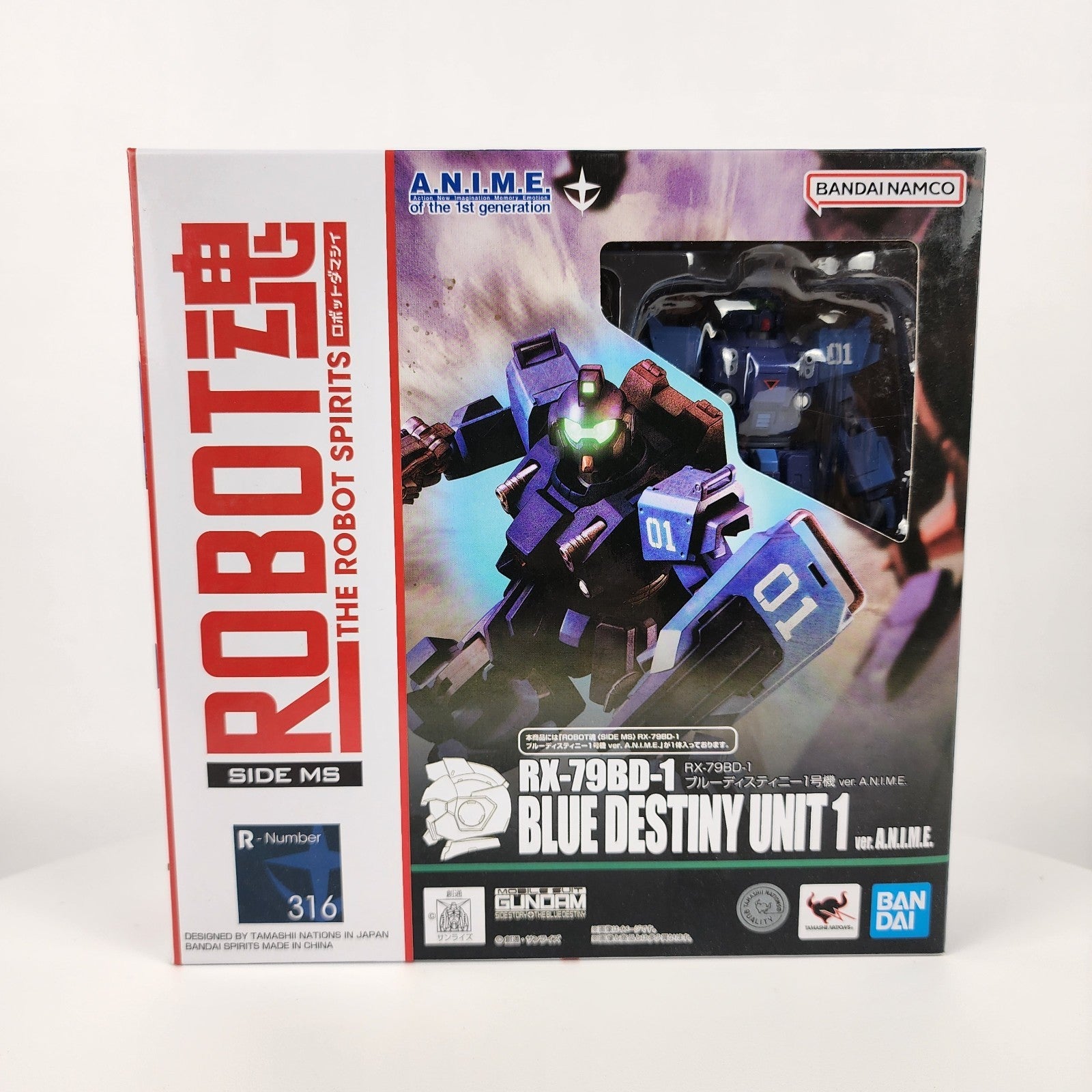 Tamashii Nations Robot Spirits SIDE MS RX-79BD-1 Blue Destiny Unit 1 316 NEW