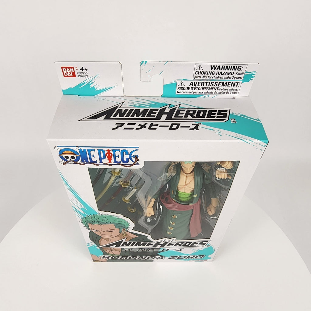 Bandai Anime Heroes One Piece Roronoa Zoro Three Sword Style 6.5" Figure