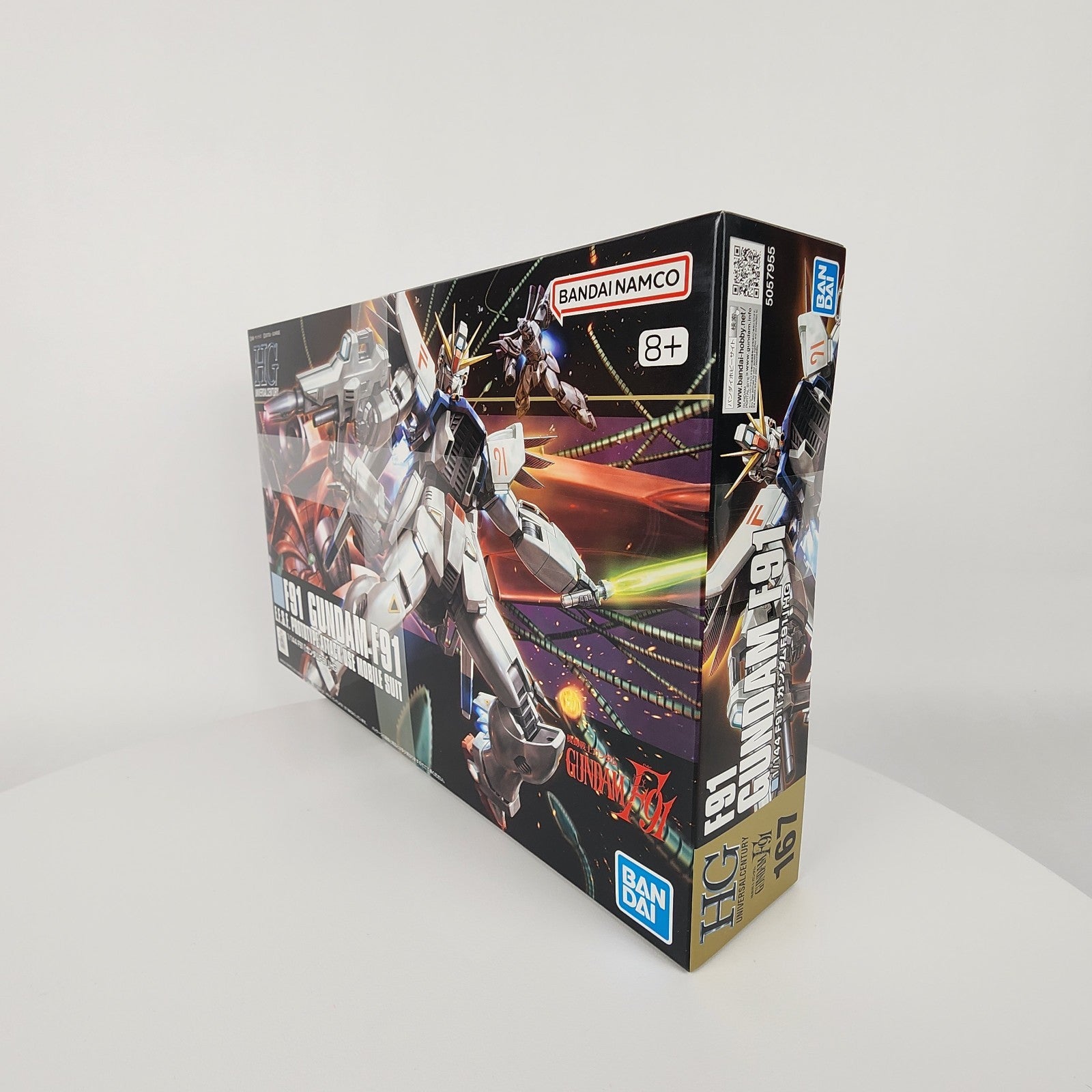 Bandai HGUC 167 Gundam F91 1/144 Model Kit Mobile Suit Gundam F91 New