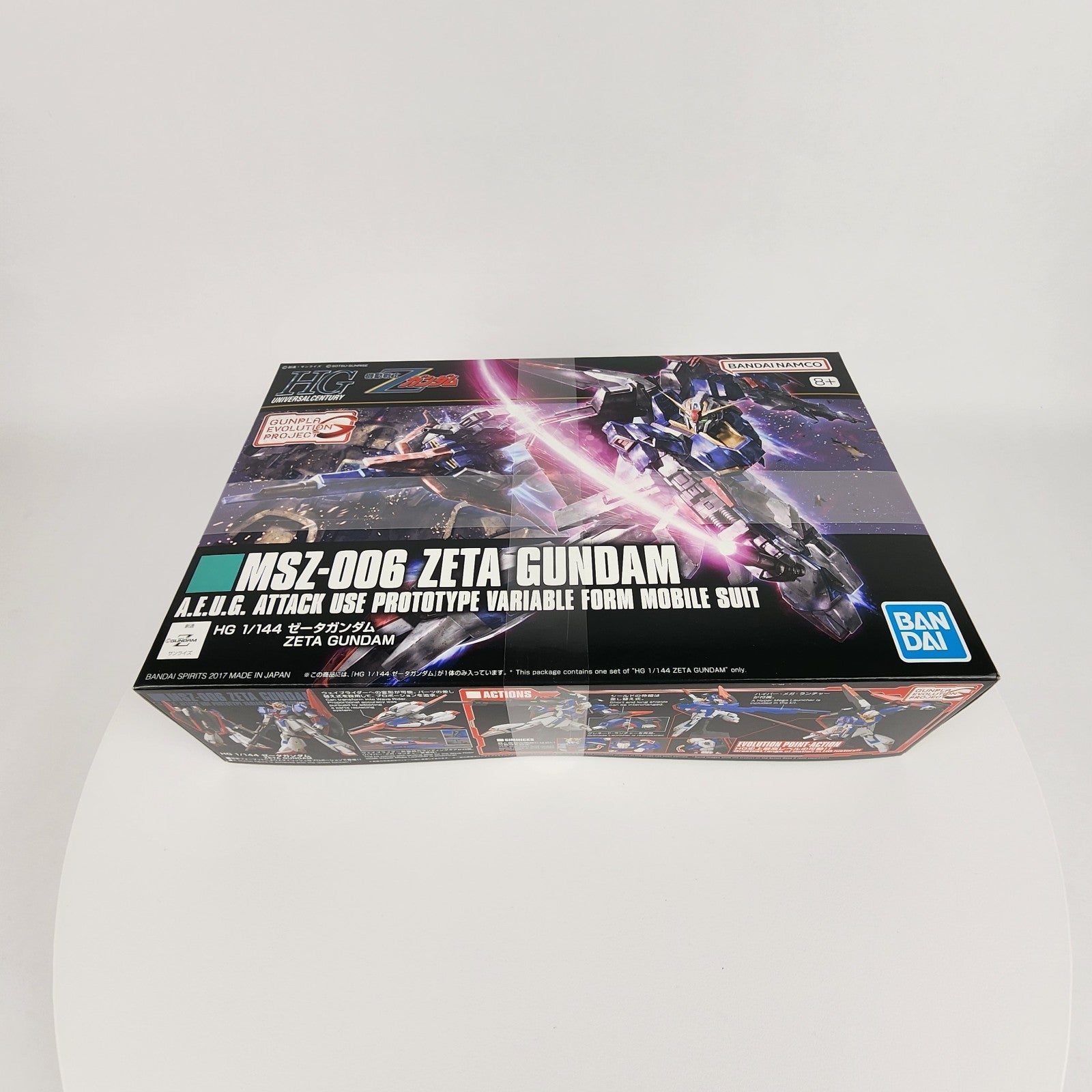 Bandai HGUC #203 MSZ-006 Zeta Gundam 1/144 Model Kit New Sealed