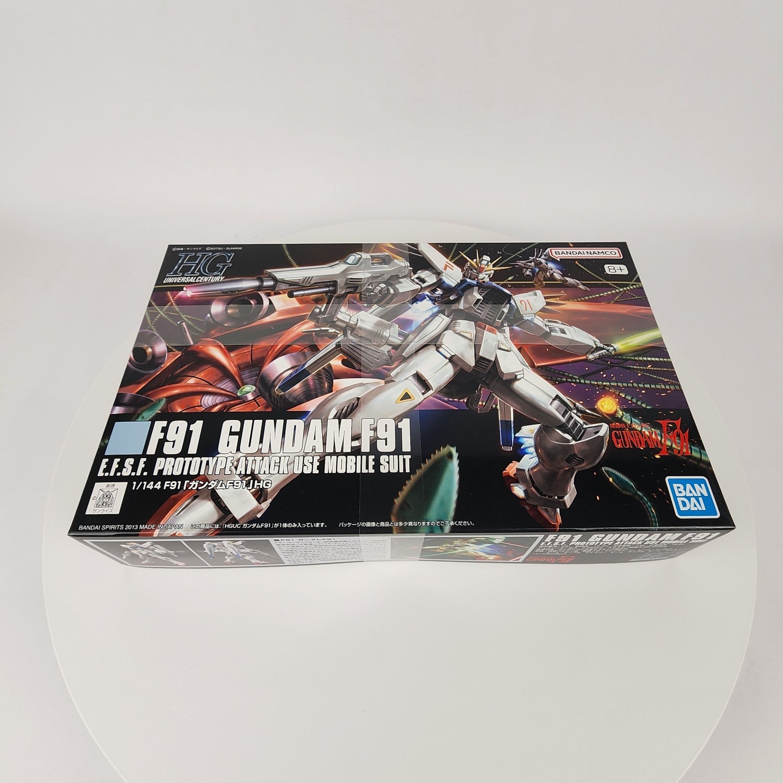 Bandai HGUC 167 Gundam F91 1/144 Model Kit Mobile Suit Gundam F91 New