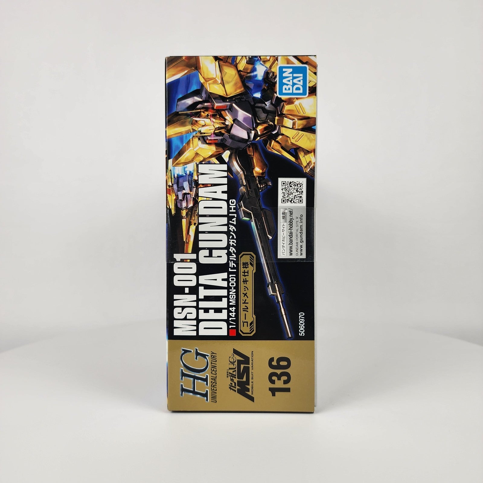 Bandai HGUC 1/144 MSN-001 Delta Gundam UC MSV Model Kit New Sealed