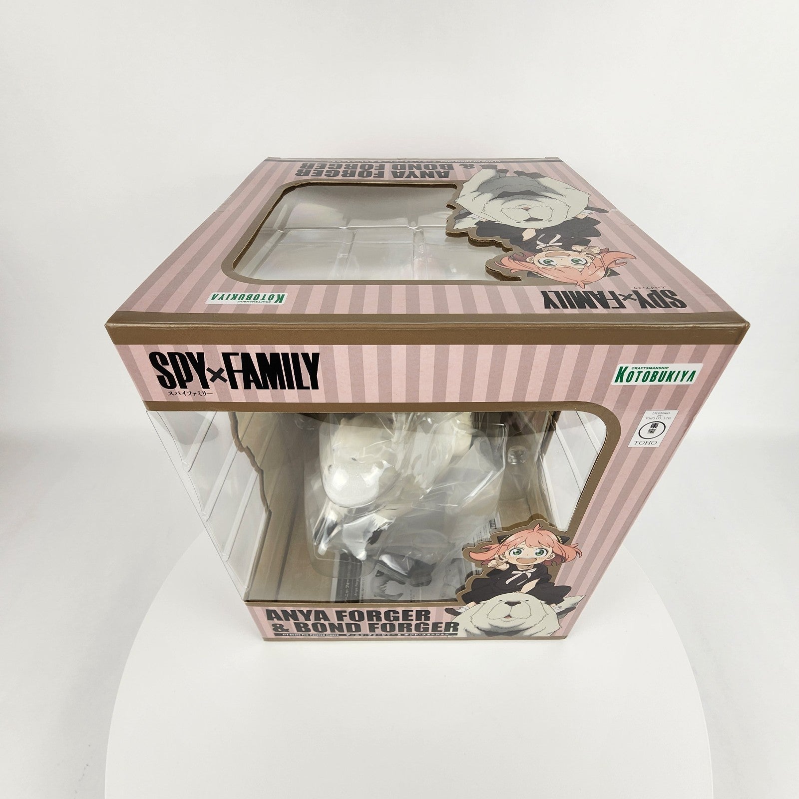 Kotobukiya SPY x FAMILY Anya & Bond Forger ARTFX J Statue Bonus Face Part NEW