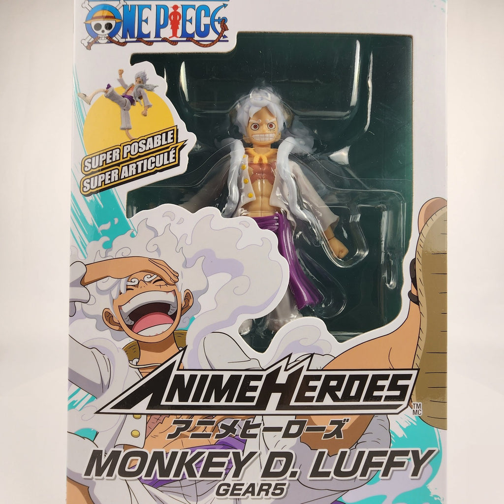 One Piece Monkey D. Luffy Gear 5 Anime Heroes Action Figure Bandai