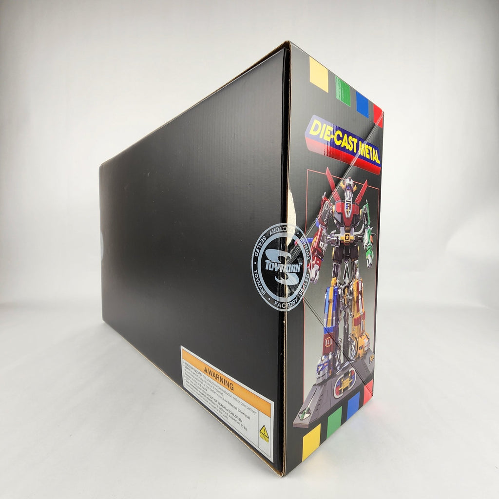 Voltron 40th Anniversary Collector's Set Die-Cast Light-Up Sound Base NEW