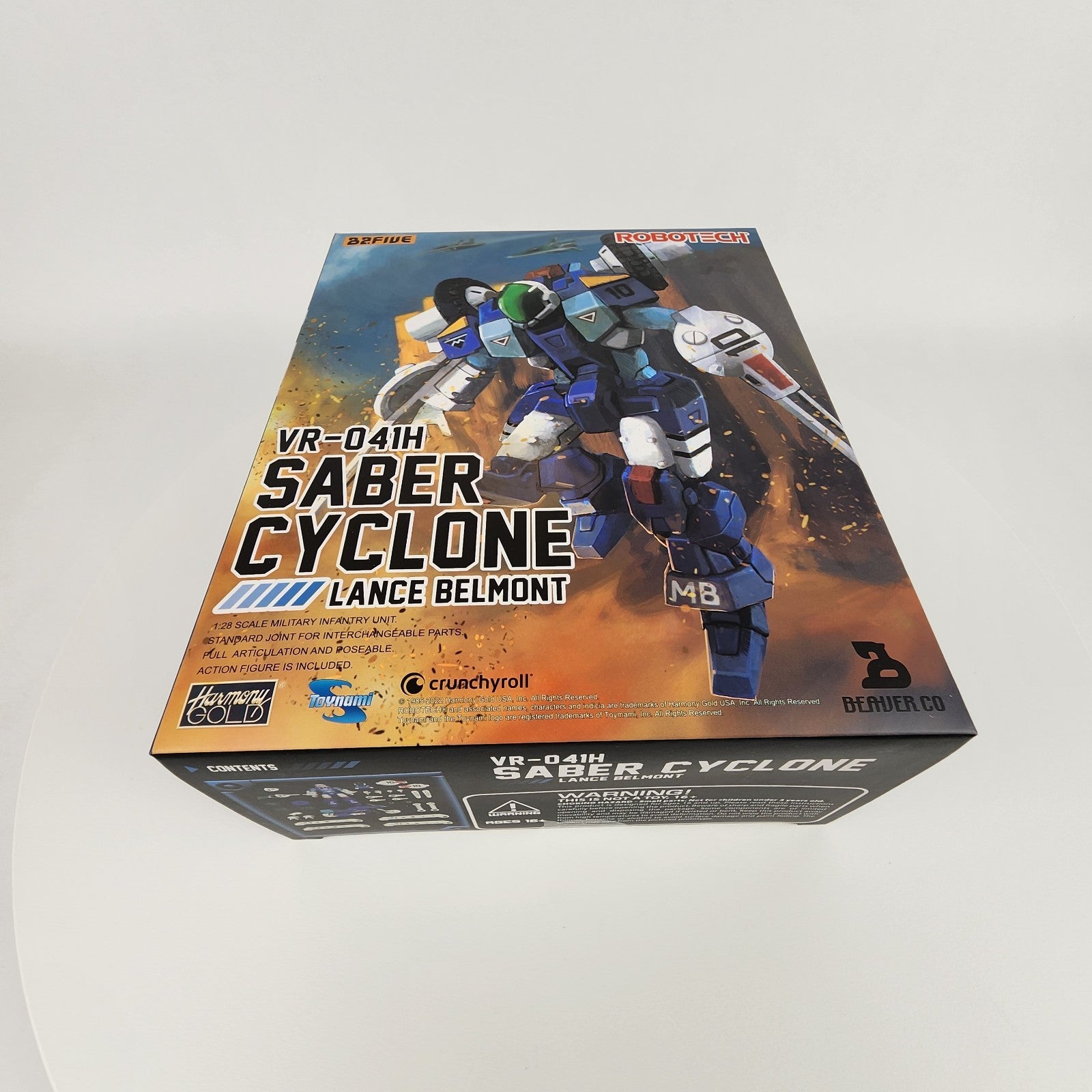 B2Five Robotech VR-041H Saber Cyclone Lance Belmont 1/28 Scale Figure New Sealed