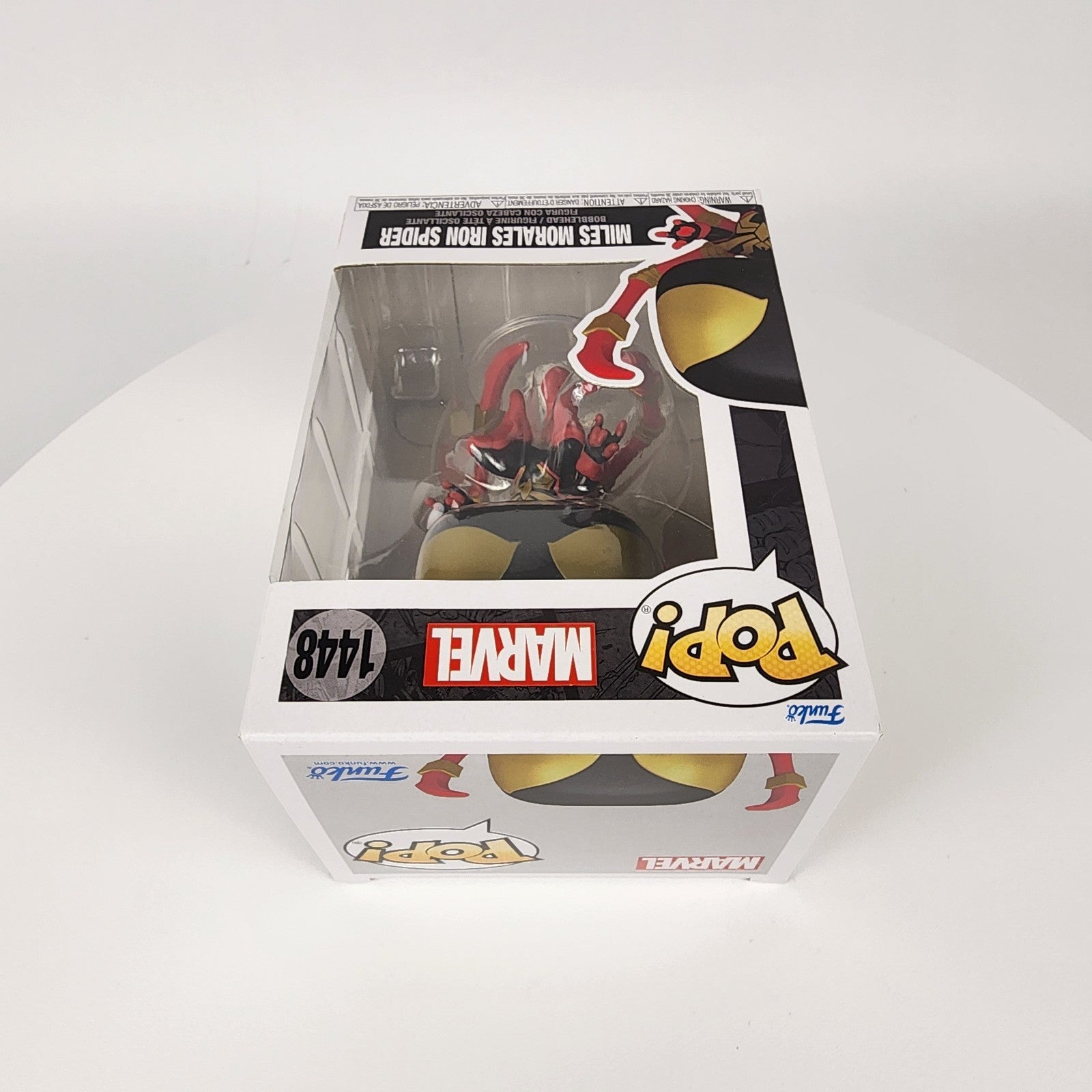 Funko Pop Marvel Spider-Man Miles Morales Iron Spider #1448 Vinyl Figure