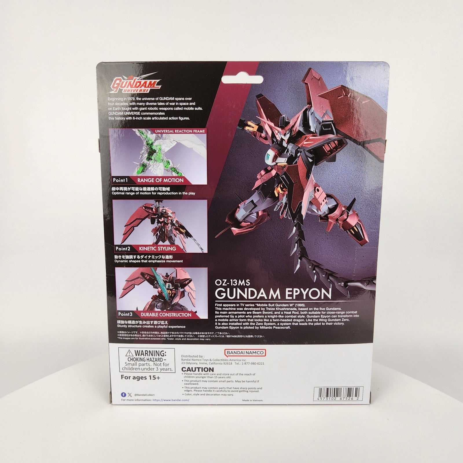 Bandai Gundam Universe GU-41 OZ-13MS Gundam Epyon Figure Tamashii New
