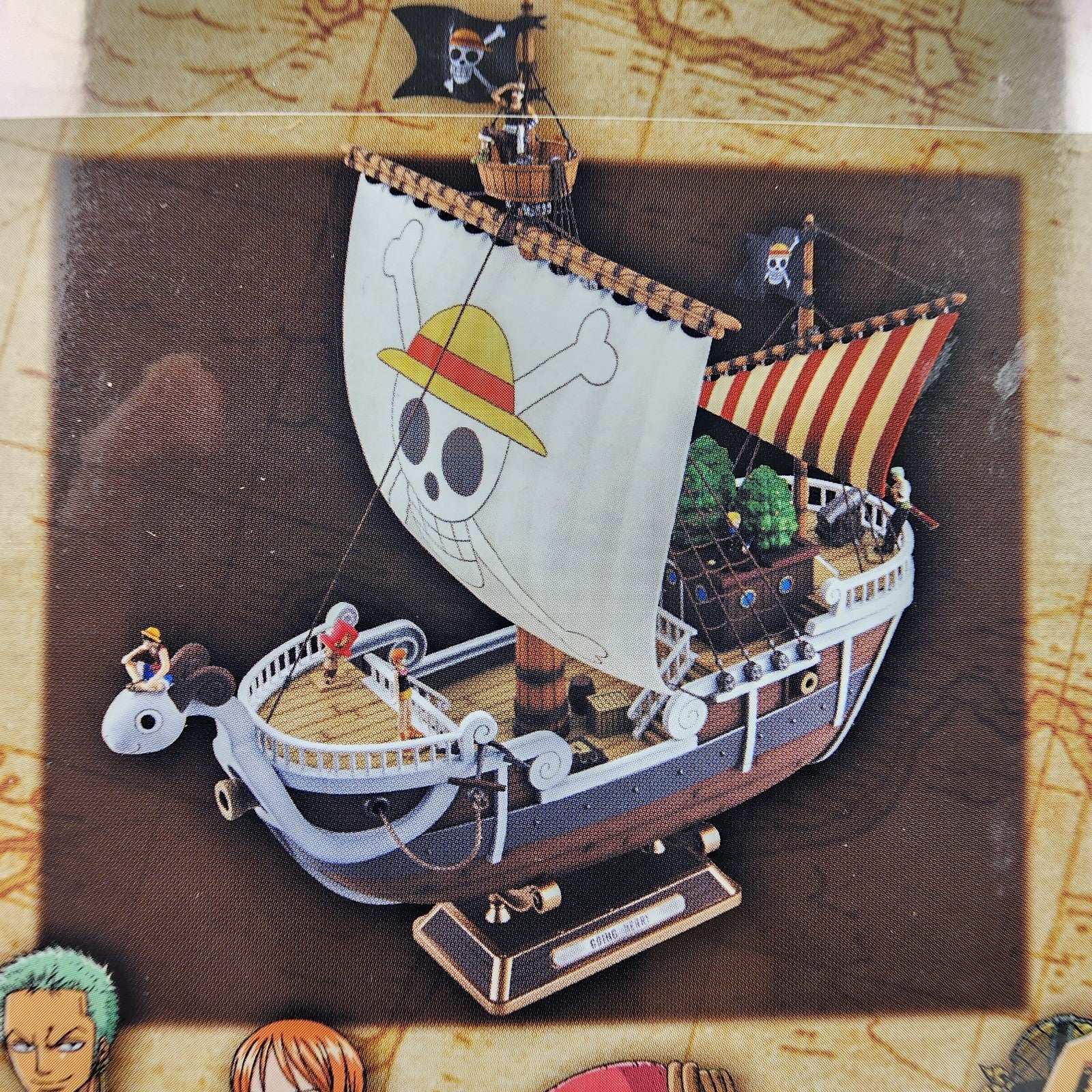 Bandai One Piece Going Merry 11-Inch Plastic Model Ship Kit New Sealed Japan