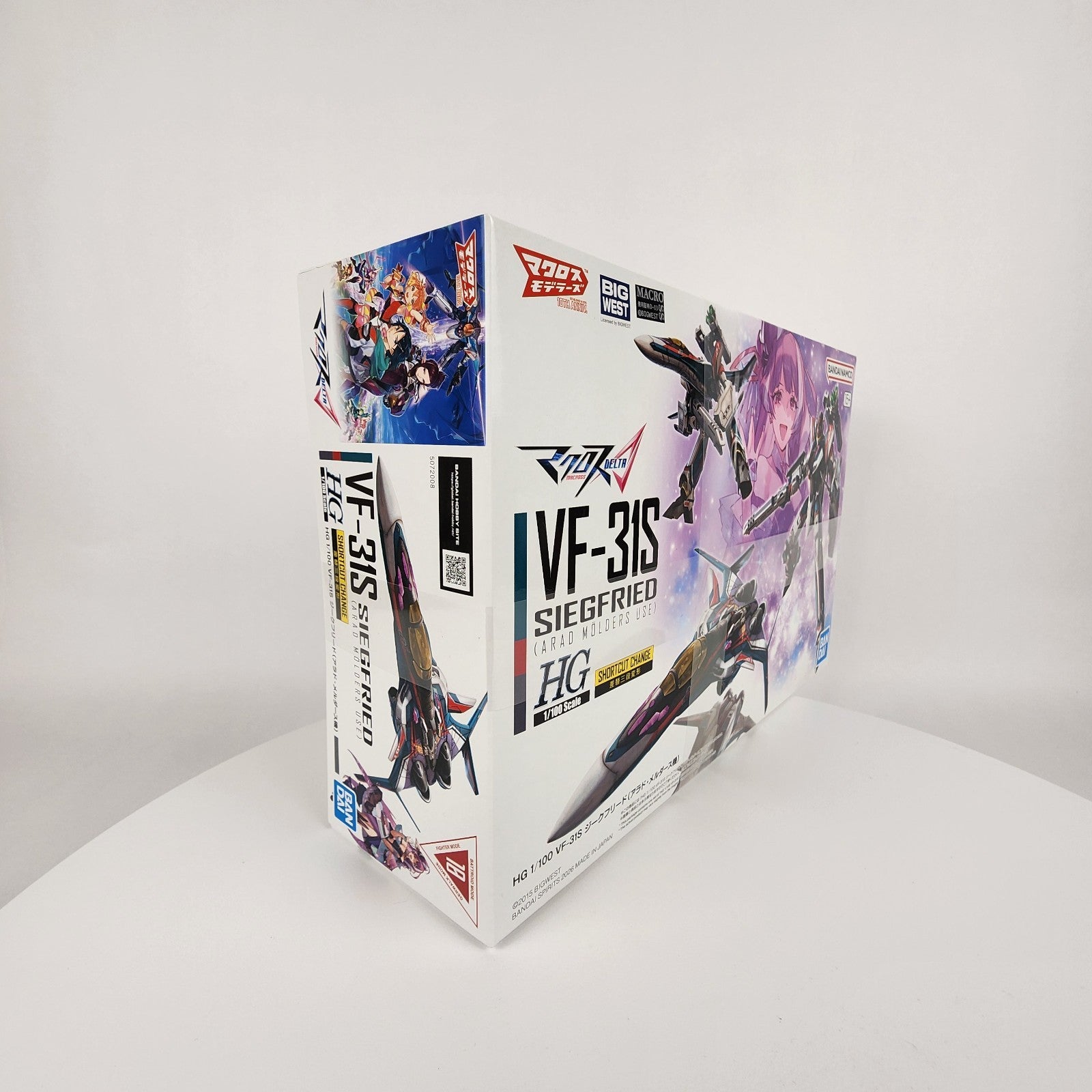 Macross Delta HG 1/100 VF-31S Siegfried Arad Molders Model Kit Bandai New