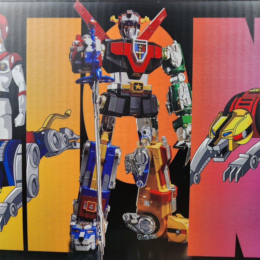 Voltron 40th Anniversary Collector's Set Die-Cast Light-Up Sound Base NEW