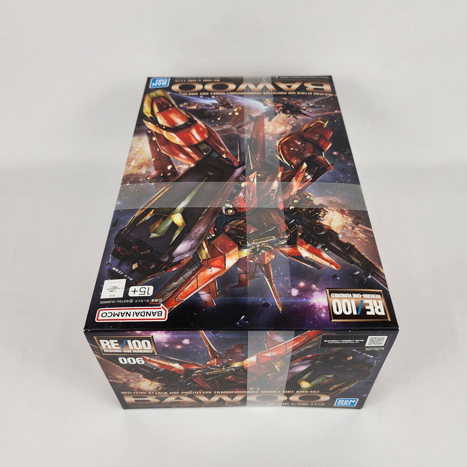 Bandai RE/100 AMX-107 Bawoo 1/100 Model Kit Mobile Suit Gundam ZZ New
