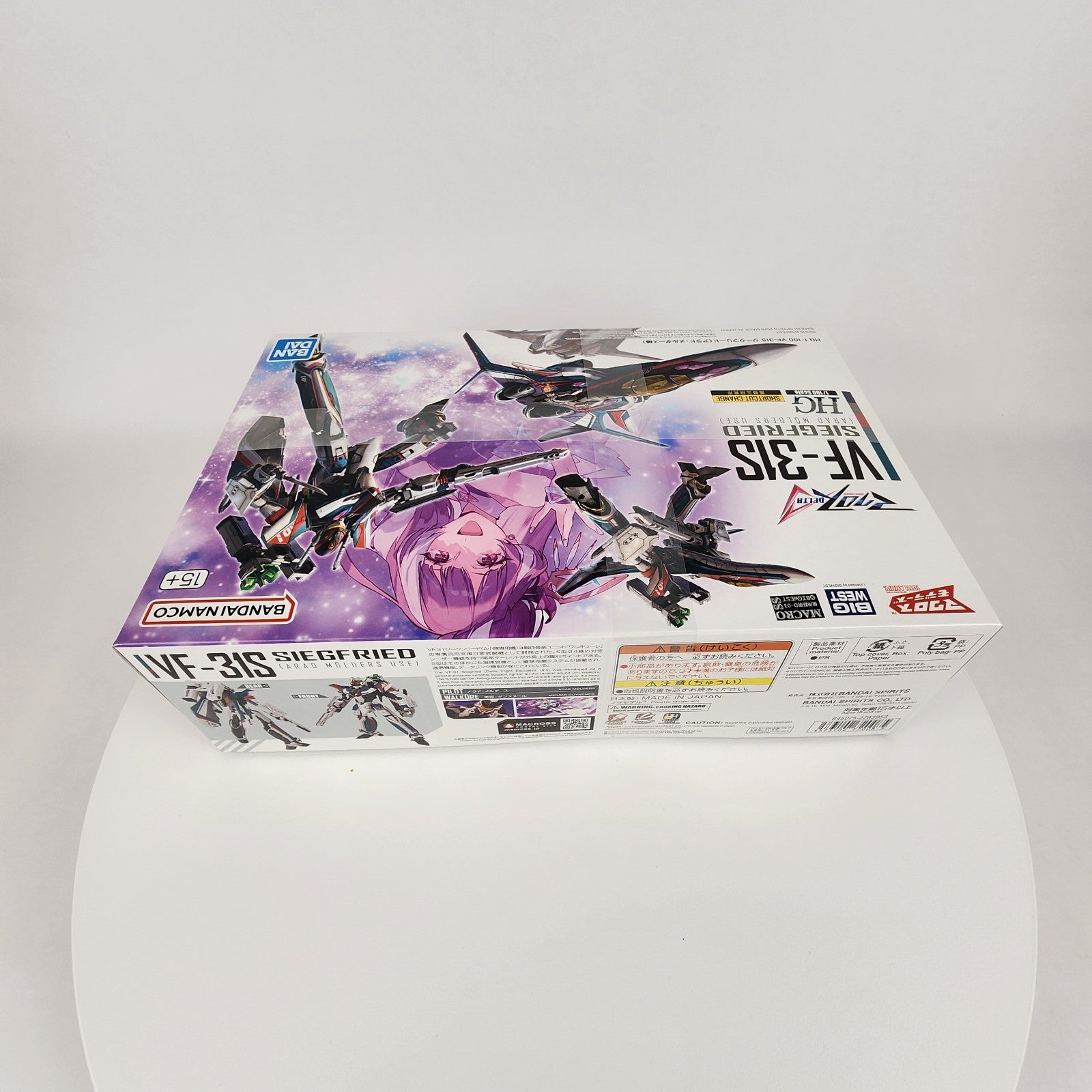 Macross Delta HG 1/100 VF-31S Siegfried Arad Molders Model Kit Bandai New