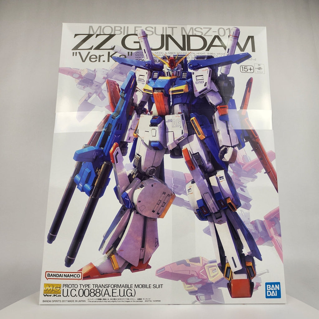 Bandai MG ZZ Gundam Ver. Ka 1/100 Model Kit MSZ-010 Mobile Suit Gundam ZZ New
