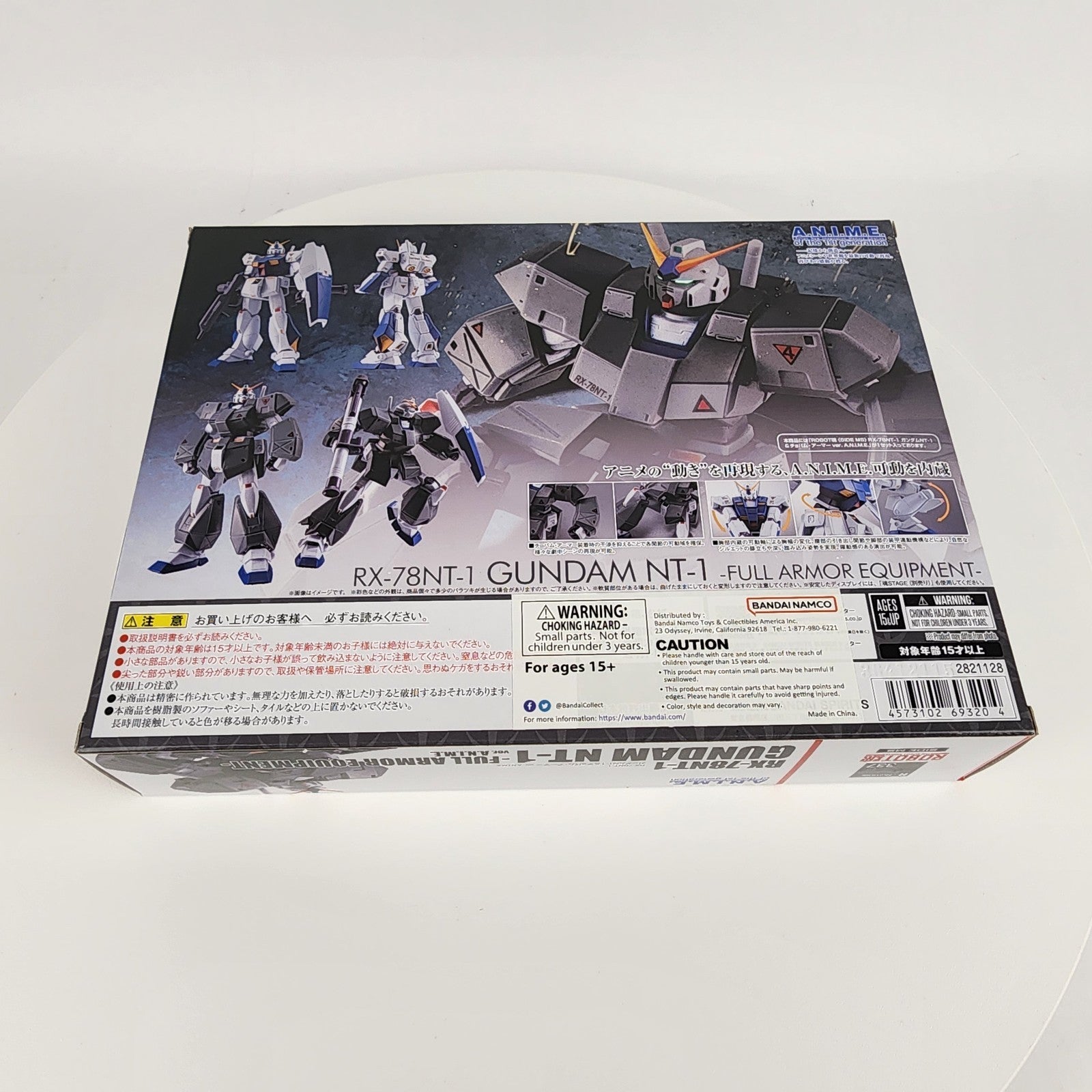 Bandai Robot Spirits RX-78NT-1FA Gundam NT-1 Full Armor Ver A.N.I.M.E. Figure